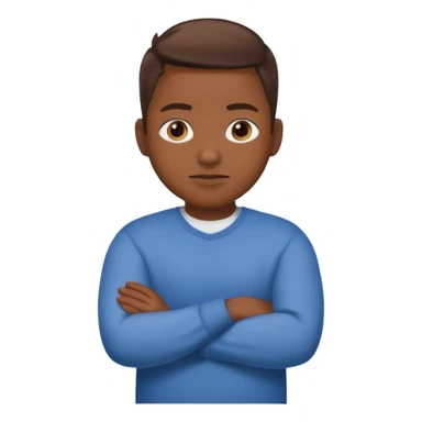 le rappeur bigflo qui croise les bras sticker