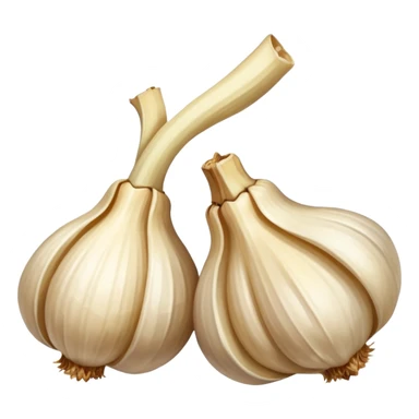 dried peeled garlic sticker
