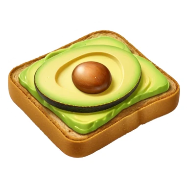 avocado toast no pit sticker