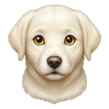 white labradore sticker