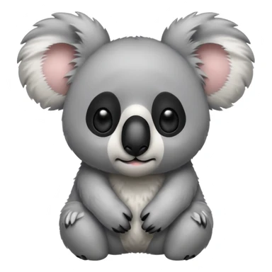 High resolution of A  koala sticker