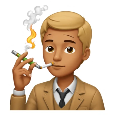 smoking from a dab rig  sticker