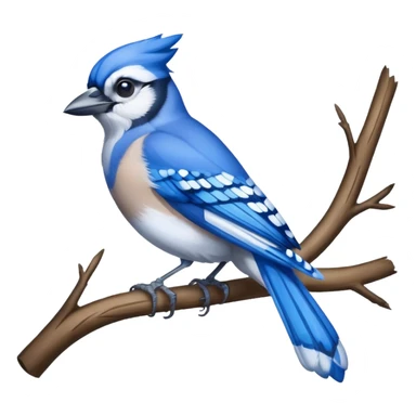 Blue jay sticker