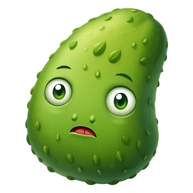 Super sad pickle  sticker