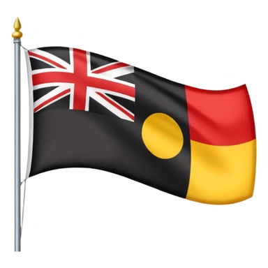 indigenous australia flag sticker