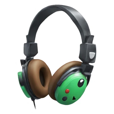 Cute gaming headset sticker