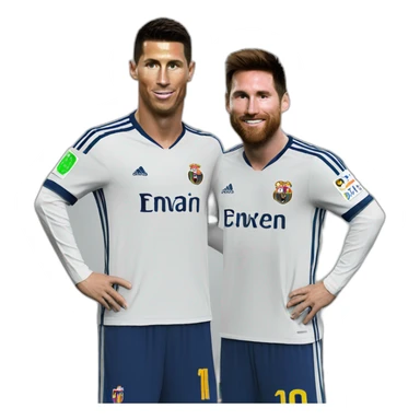 Ronaldo + messi sticker