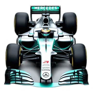 Mercedes F1 car sticker