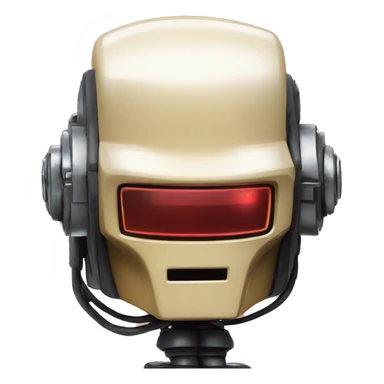 DrumPads LED DaftPunk-style robot talk box sticker