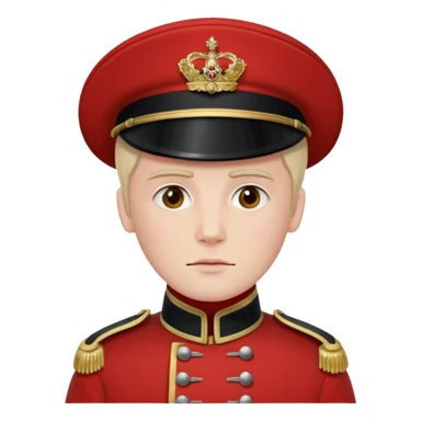 British soldier 19 century opium war sticker