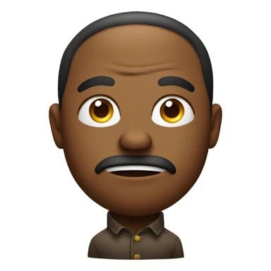 Man Defending a piece of poop emoji sticker