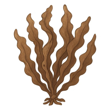 ghibli style brown seaweed sticker