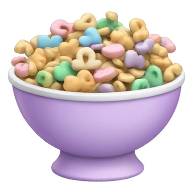 Pastel bowl full of Lucky charms  sticker