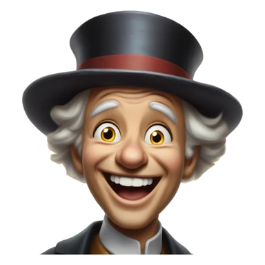 Laughing intricate Schumacher in Uncle Scrooge style, oil paint, mysterious eyes, intricate lips, masterpiece pose, odd perspective, beautiful, desirable, logical sticker