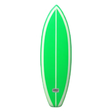 Green surfboard  sticker
