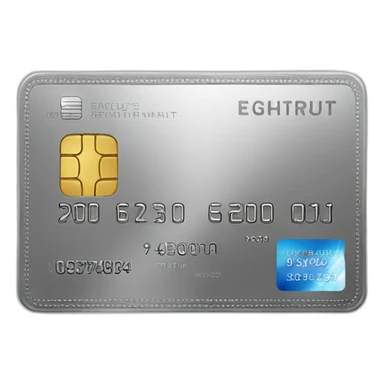 platinum credit card sticker