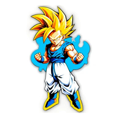 Gogeta super sayan 4 sticker