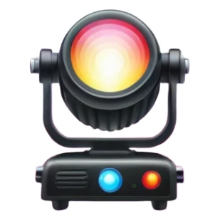 colorfull Stage light projector sticker