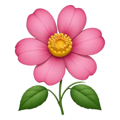 Flor rosada sticker