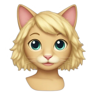 Femboy cat sticker