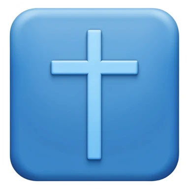 blue word "amen" simple font sticker