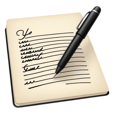 Signature at the bottom of the page sticker