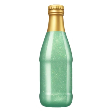 Sparkling bottle of ranch sticker