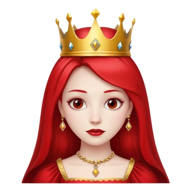 red queen in alice wonderland sticker