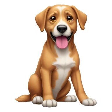 Perro cagando colores sticker