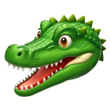 Avión con cabeza de cocodrilo  sticker