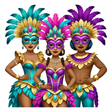 Disfraces de carnaval sticker