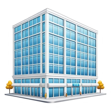 large shopping mall building sticker