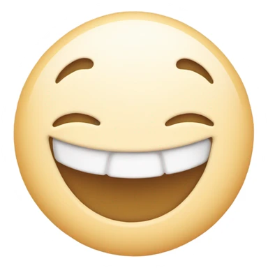 Smile face with cream on face sticker