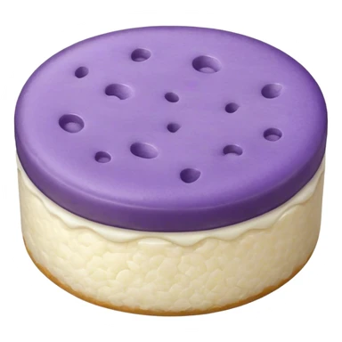 make a ube rice cakae sticker