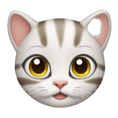 emoji cat baby sticker