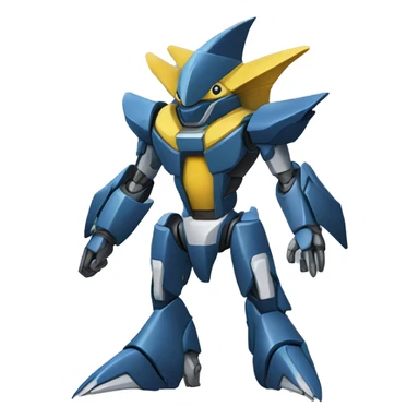 Sharpedo-Gabite-Medabot-Mecha full body sticker