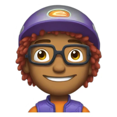 reggie rocket from rocket power sticker