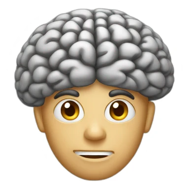 Big brain sticker