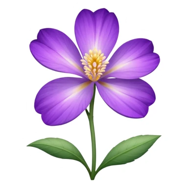 orris root flower sticker
