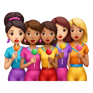 Spice girls, chupa chups lollipops sticker
