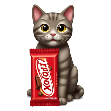 KitKat Candy Bar + Cat sticker