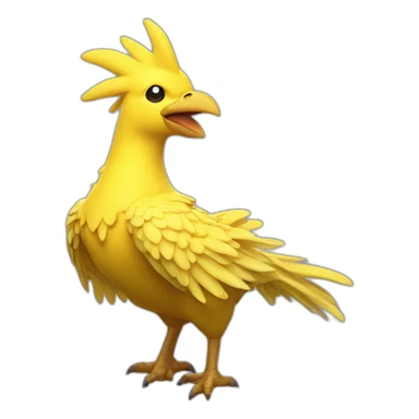 Chocobo wave sticker