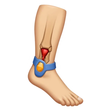 broken ankle  sticker