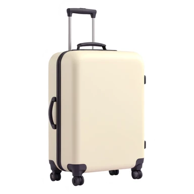 aesthetic ivory minimal suircase with wheels sticker