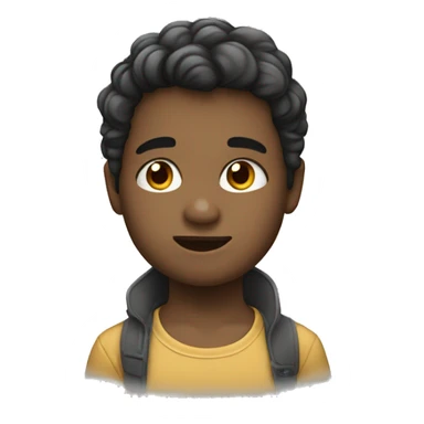 Niño con pelo corto  sticker