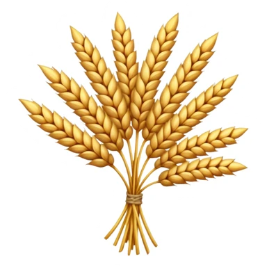 An emoji of a bundle of wheat stalks from ancient Mesopotamia. sticker