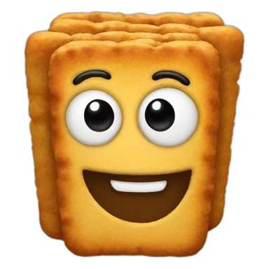 fried tempeh happy sticker