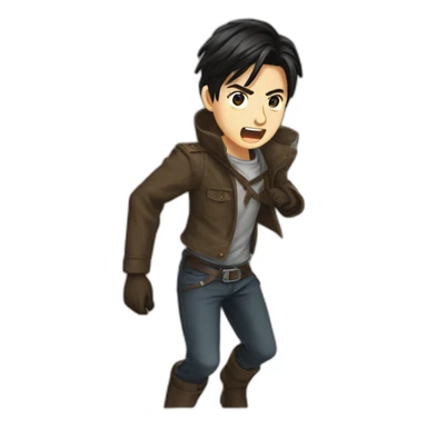 Levi attack on titens sticker