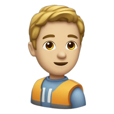 Señal trafico muñeco cansado sticker