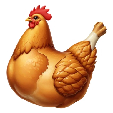 chicken leg sticker